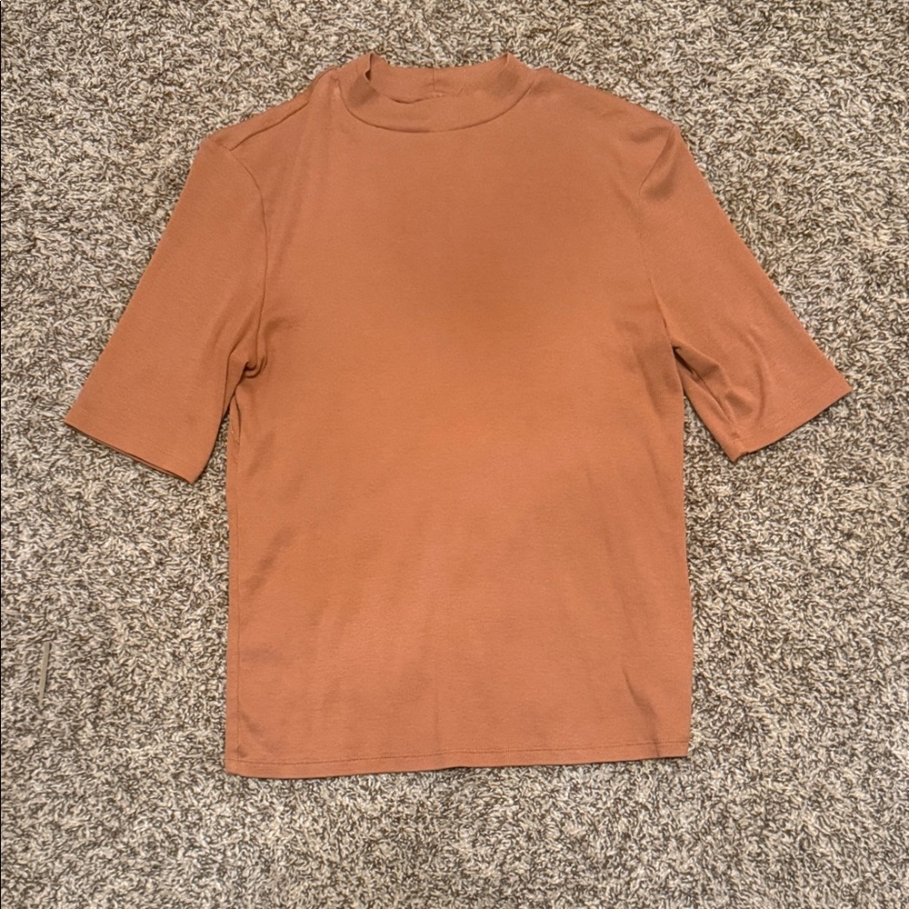a new day Women's Brown Short Sleeve Tee